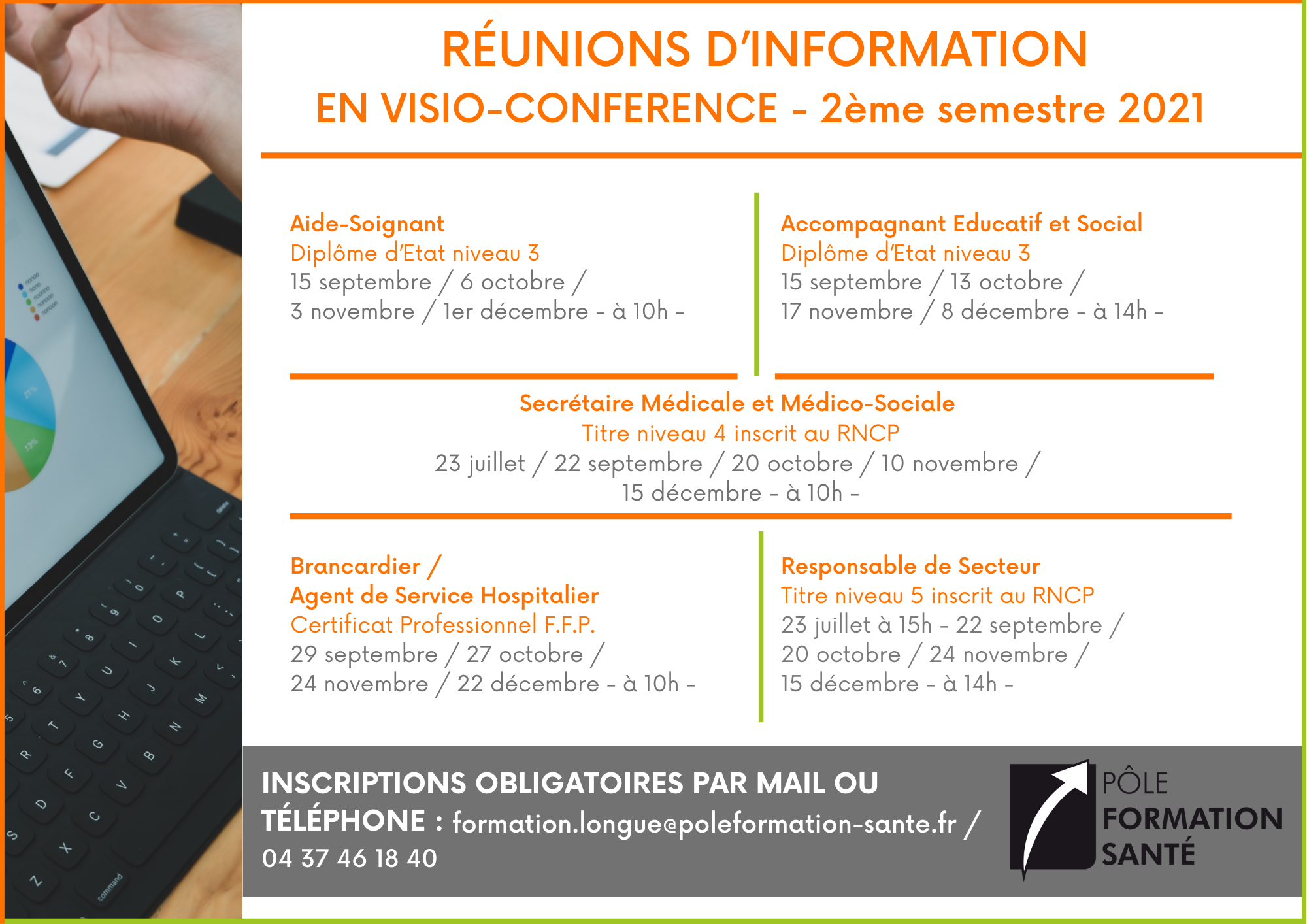 Réunions information PFS 2021